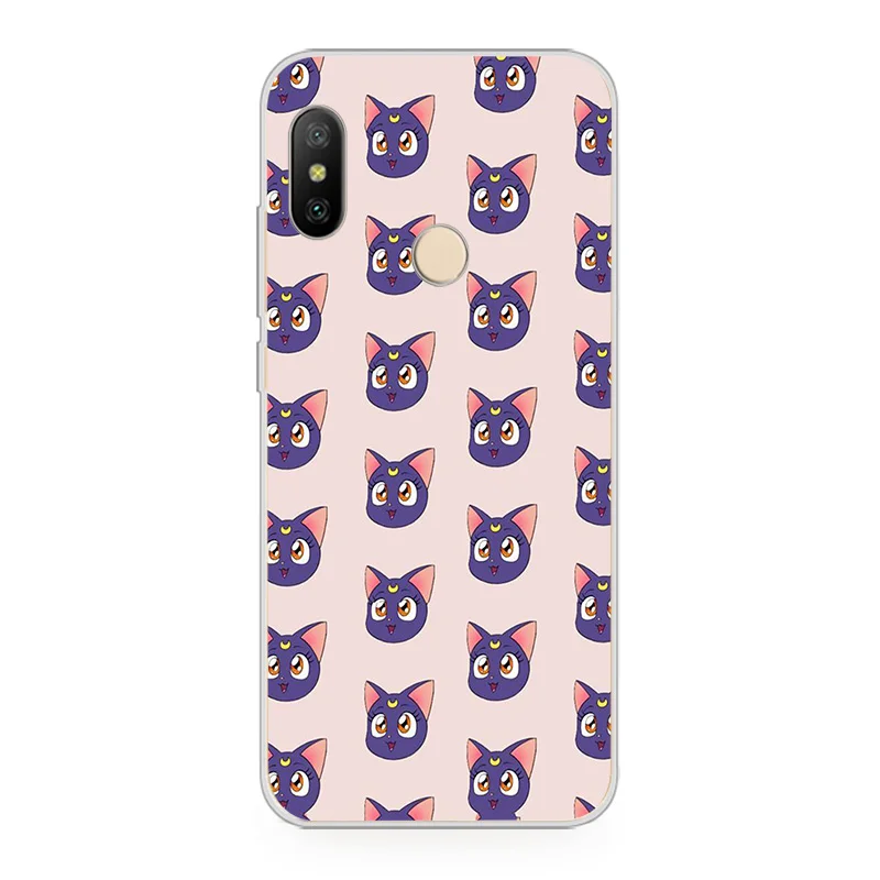 Ciciber чехол для телефона Xiaomi Redmi Note 7 6 5 5A 4 4X 3 Pro мягкий TPU S2 5Plus 6A 4A 3S Y1 Lite Sailor Moon |