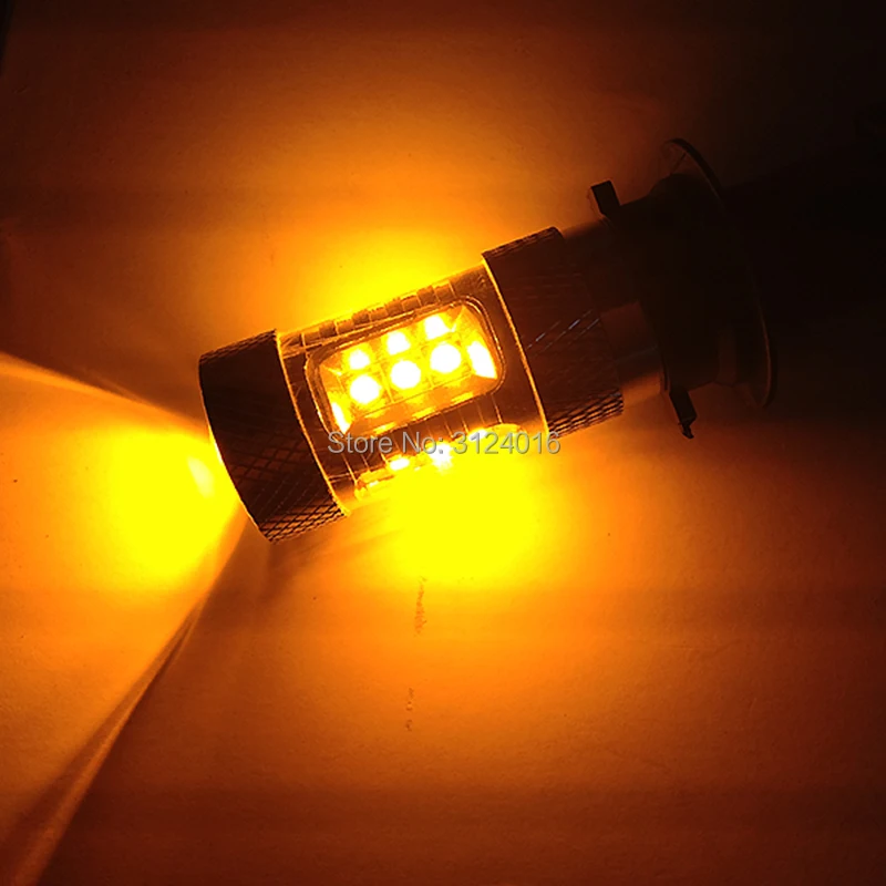 2pc X dahosun canbus 30W 50W 80W LED PH24W PH24WY Auto car fog light White Amber beam | Автомобили и мотоциклы