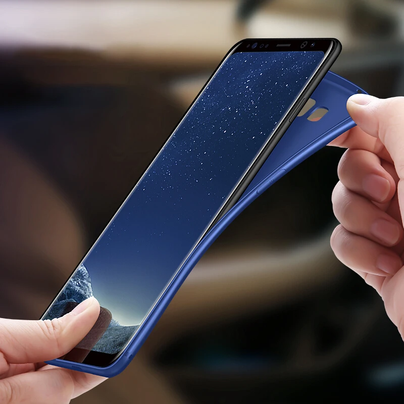 Matte Soft TPU Case For Samsung Galaxy S8 S7 Note 9 Edge S9 Plus Frosted Ultra Silicon Phone Cover | Мобильные телефоны и