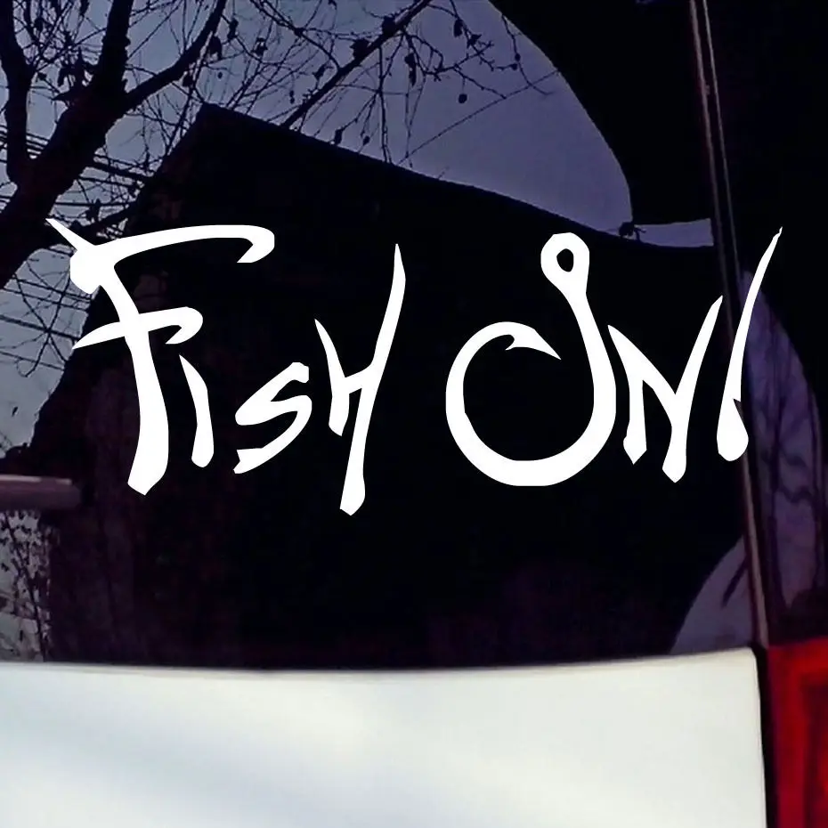 Наклейка в виде рыбы Виниловая наклейка автомобиль грузовик окно лодка каяк