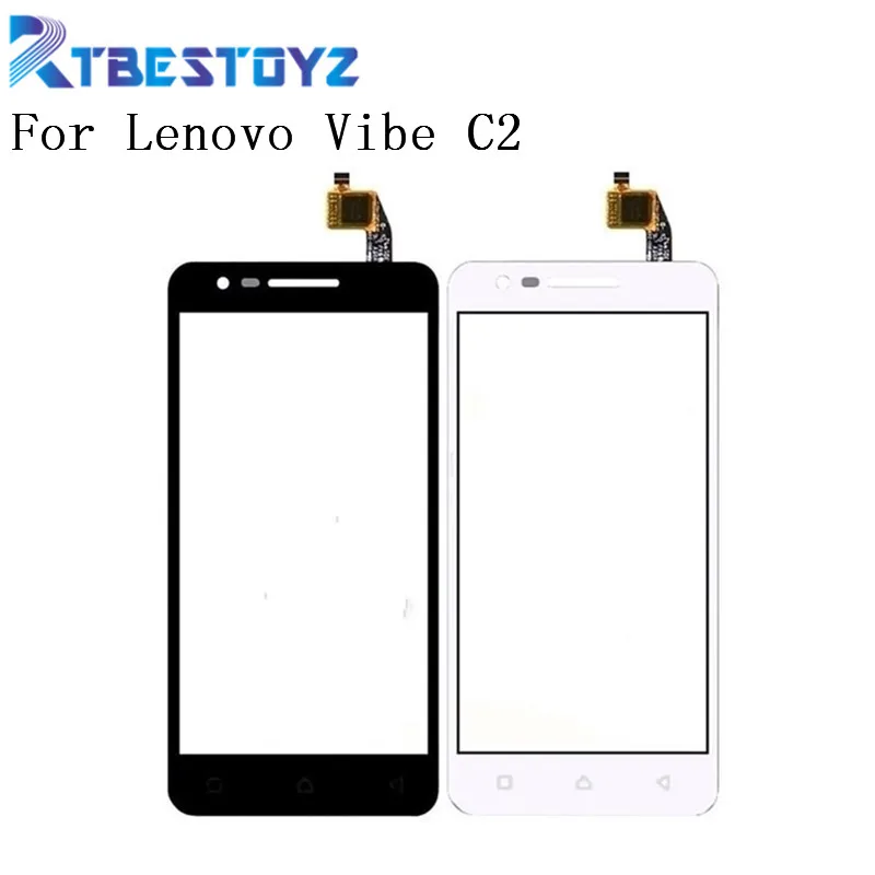 

Сенсорный экран RTBESTOYZ 5,0 ''для Lenovo Vibe C2 K10a40, дигитайзер, передняя стеклянная панель, сенсор, без ЖК-экрана, запасная часть для телефона
