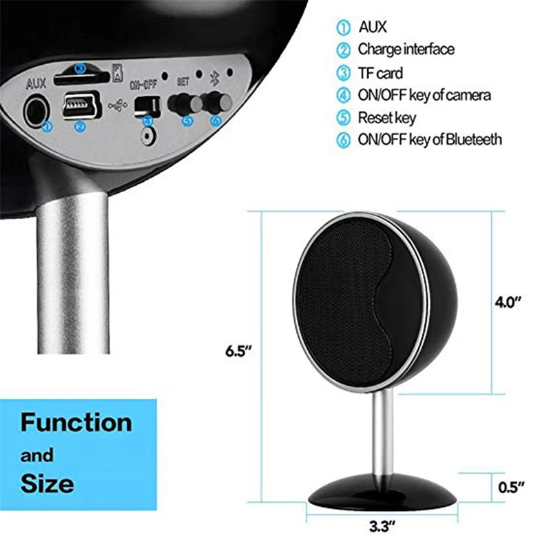Ip камера видеонаблюдения Беспроводная мини 1080P HD с Bluetooth|Камеры видеонаблюдения| |