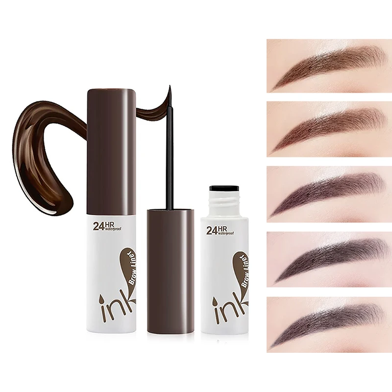 

Music flower liquid eyebrow tint cream 5 colors black coffee eyebrow enhancer gel waterproof longl lasting eyebrow pomade MU014