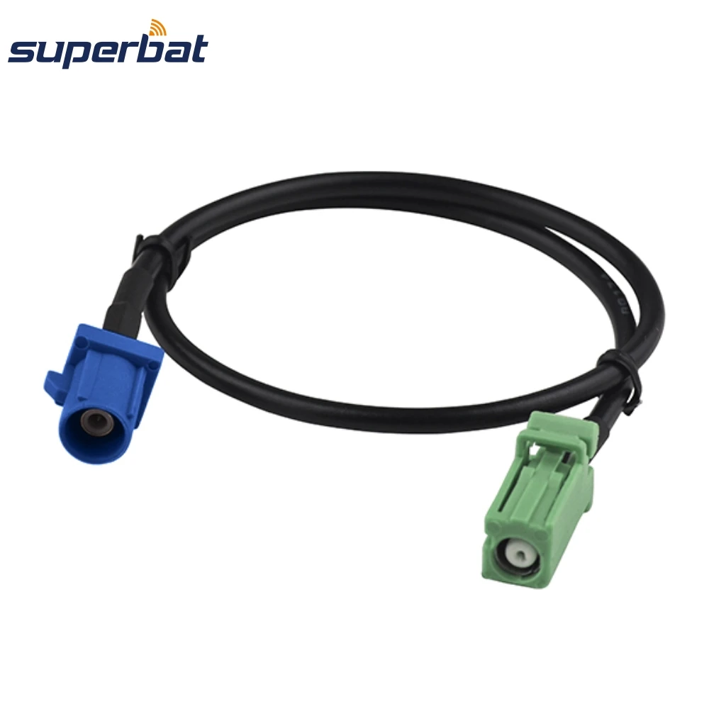 Superbat AVIC Jack к Fakra C разъем антенный фидер RG174 50 см RF коаксиальный кабель|jack jack|jack to