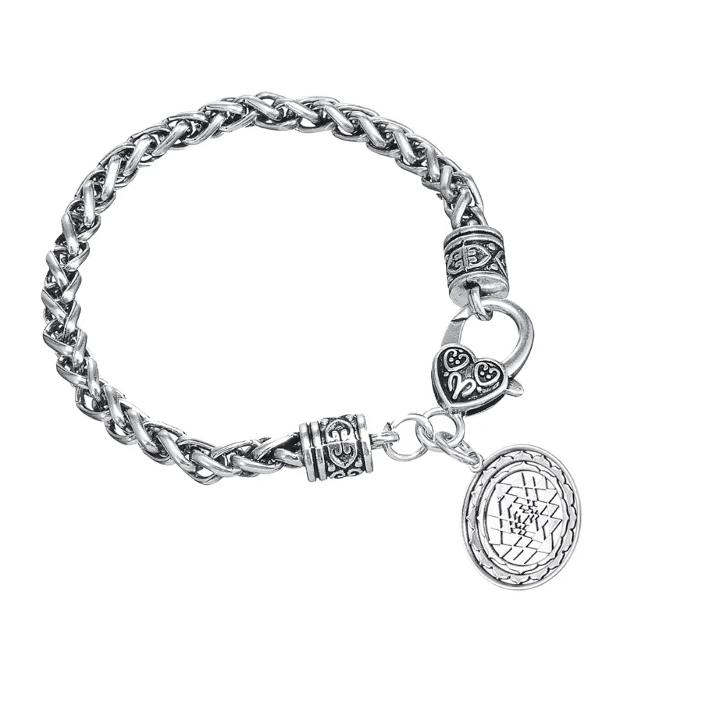 Браслет из мандалы давапара для мужчин с 3 м глазом индийская богиня Йога