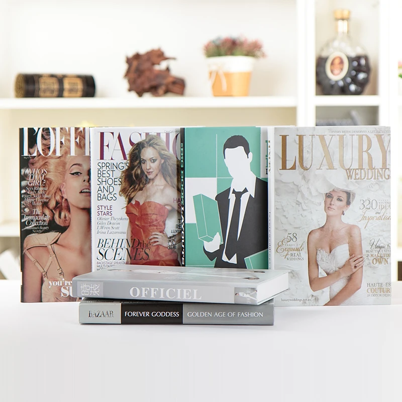 16 шт. современные украшения фотографии журнал фальшивого книги Реквизит типа