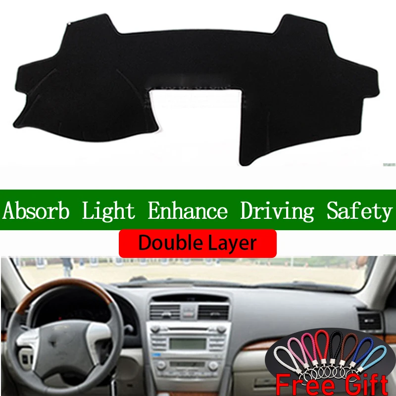 Двухслойные автомобильные наклейки для Toyota camry 2006 2007 2008 2009 2010 2012 крышка приборной