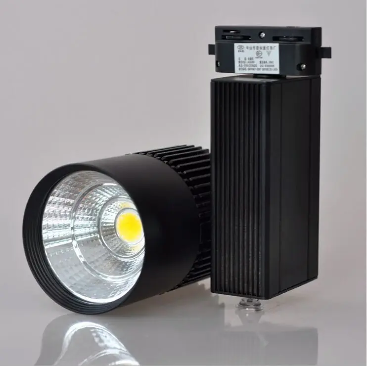 Светодиодный Трековый светильник высокого качества (10 шт./лот) 30 Вт COB рельсовый