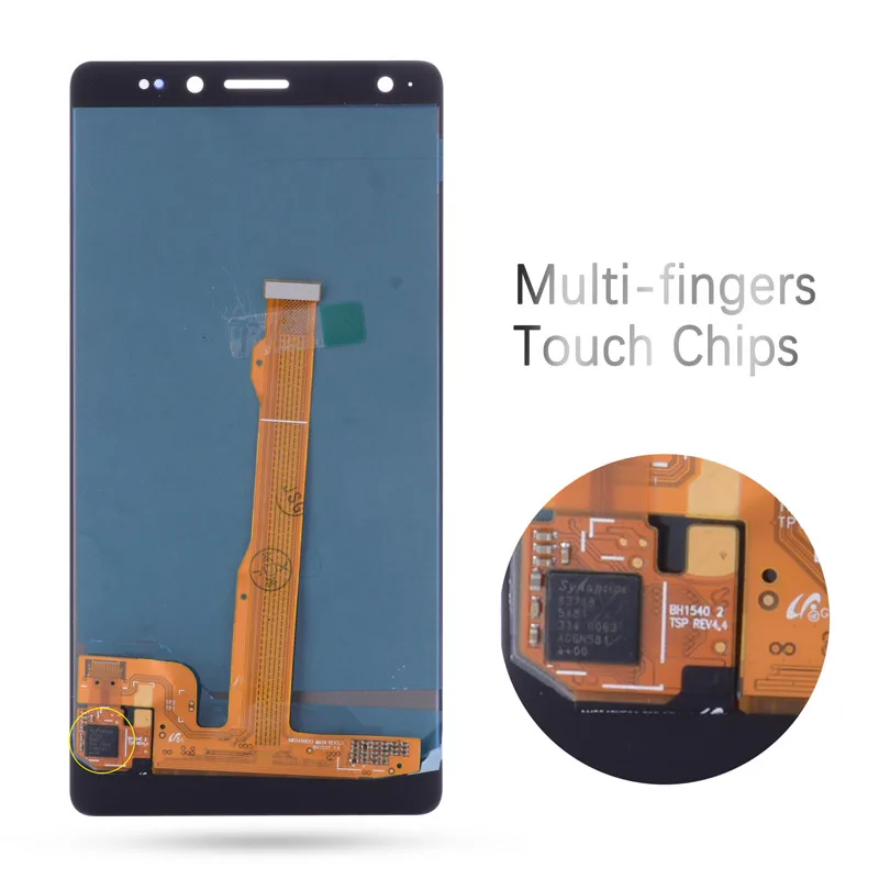 Дисплей для HUAWEI Mate S CRR L09 LCD в сборе с тачскрином на рамке Оригинал 5.5'' белый