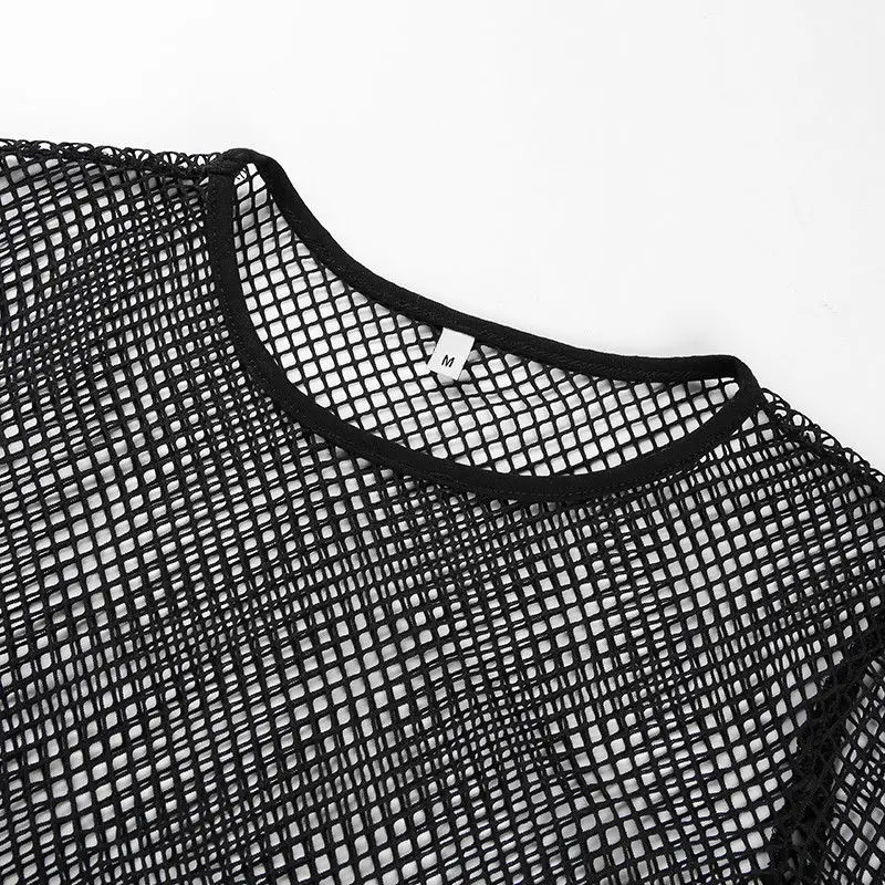 Женская летняя одежда повседневный тонкий пикантный укороченный топ с круглым