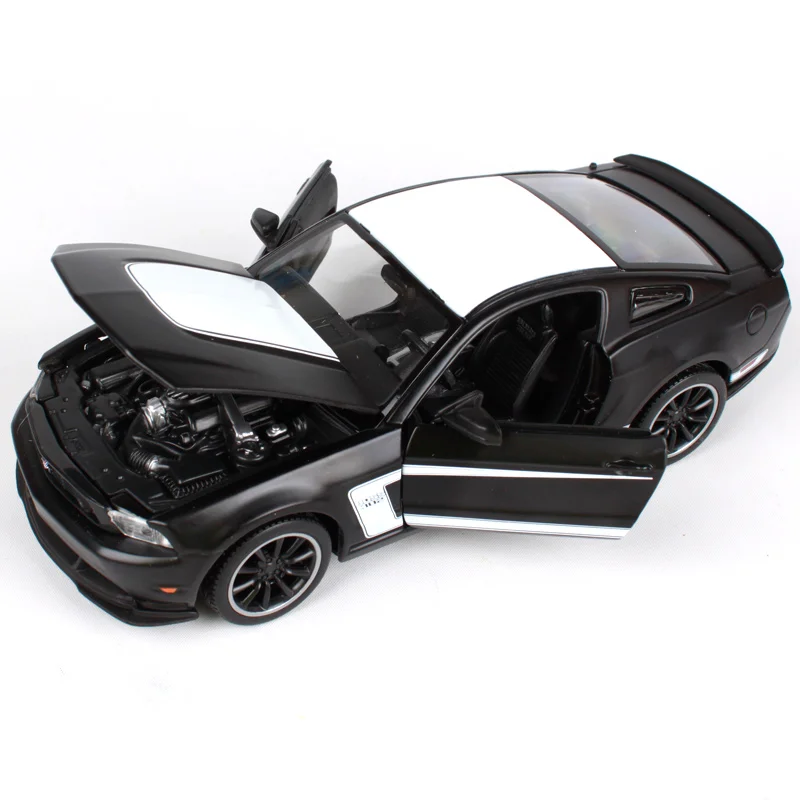 Maisto 1:24 mustang boss 302 автомобиль литье под давлением для ford охлаждение черный