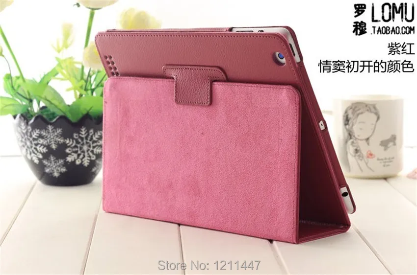 Для Apple ipad 2 3 4 чехол Авто спящий/Пробуждение Флип личи PU кожаный для нового смарт