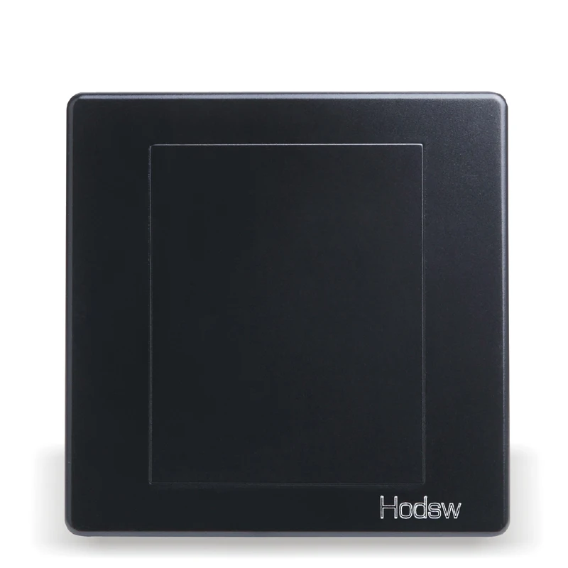 Домашняя настенная розетка 86 видов скрытая черная стальная рама пустая