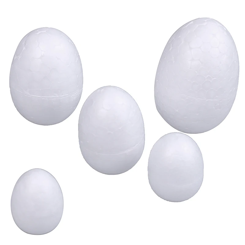 10 шт. белые шары для поделок из пенопласта медведя яиц рождественской вечеринки |