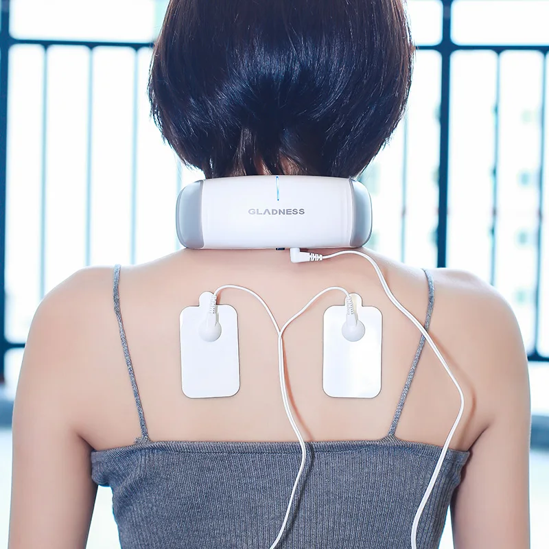 Электрический импульс шейного позвонка Акупунктура импульс магнитотерапия Массажер шеи терапевтический массажер Термальность прижигание