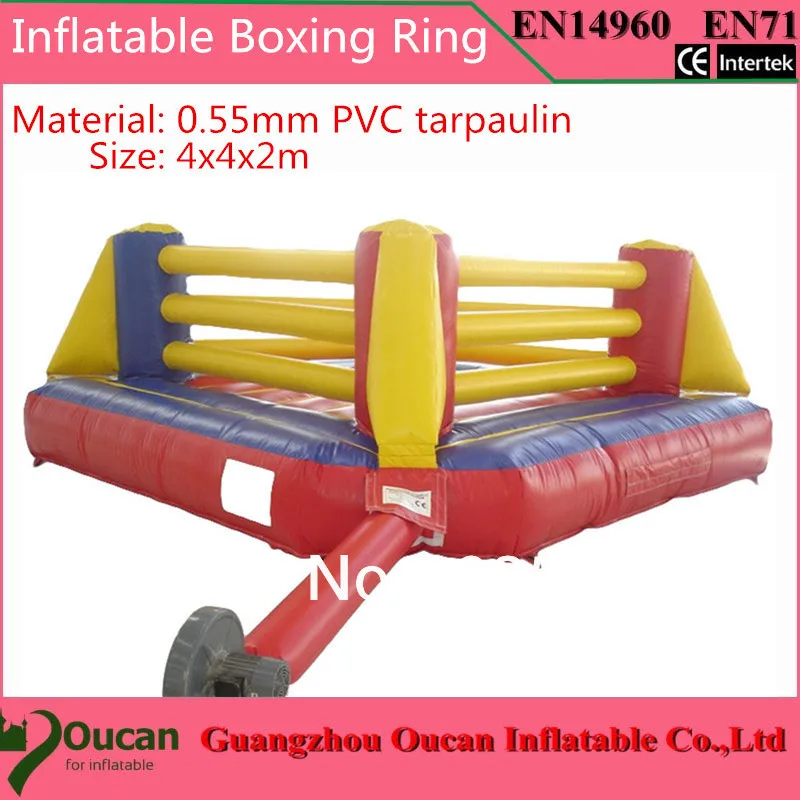 Популярное Надувное боксерское кольцо 6x6 метров надувной батут для бокса |
