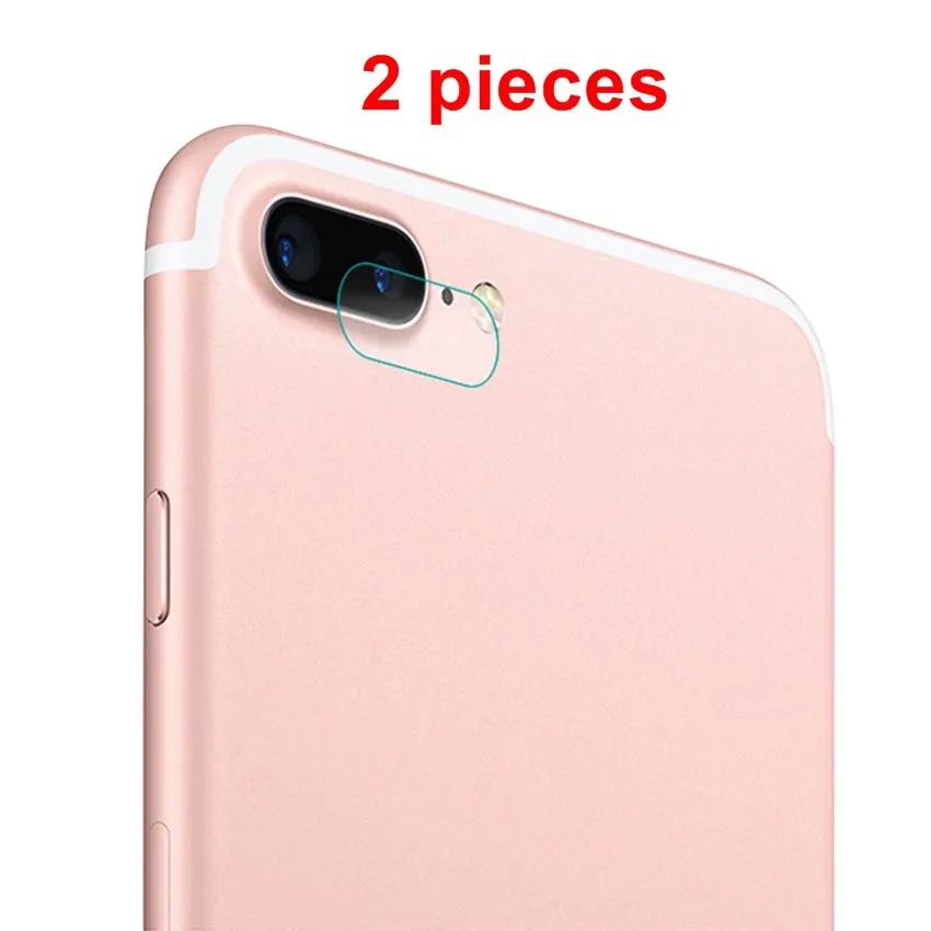 Zerosky 2 шт задняя камера Объектив Закаленное стекло для iPhone 7 Plus крышка телефона