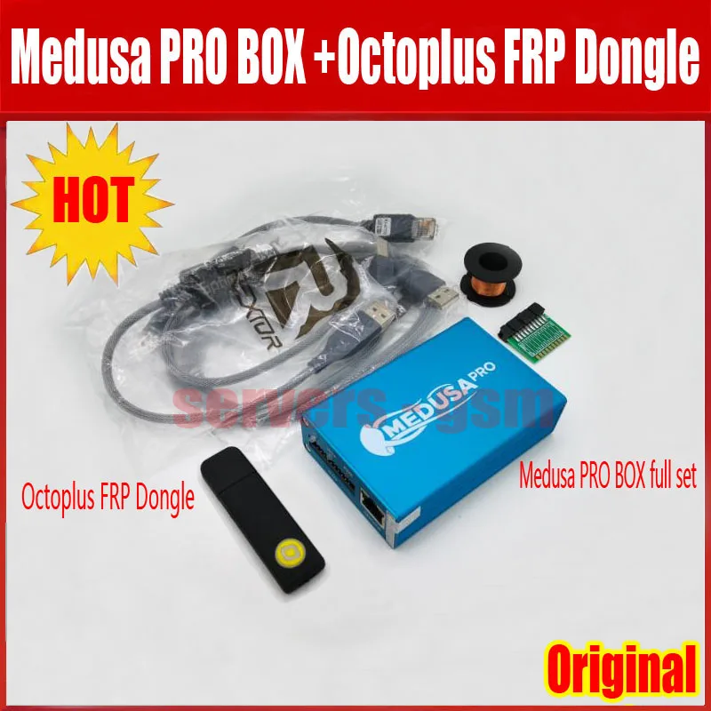 Новый оригинальный Medusa PRO Box + ключ Octoplus frp JTAG Clip eMMC для LG Samsung Huawei с кабелем