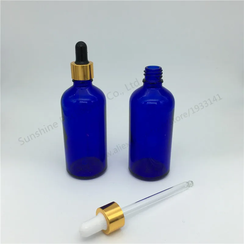 Горячая Распродажа 10X100Ml синий Стекло химические реагенты для Пипетка жидкости