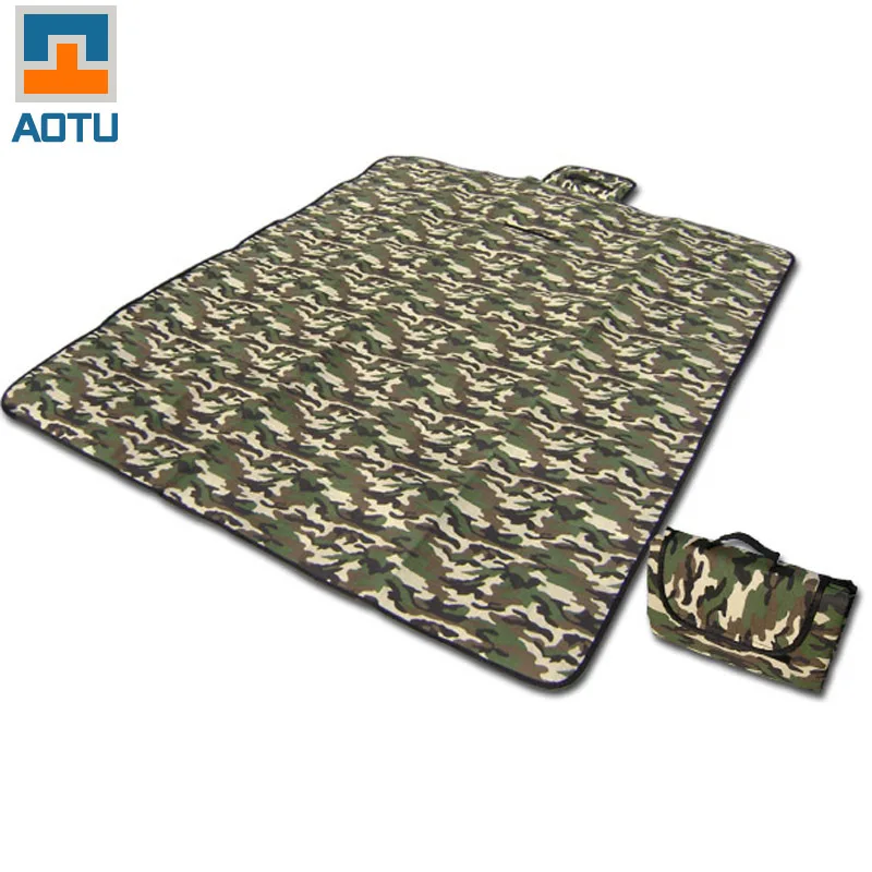 

Portable Waterproof Foldable Outdoor Camping Mat Camouflage Picnic Beach Blanket Baby Play Climb Blanket Multiplayer Tourist Mat