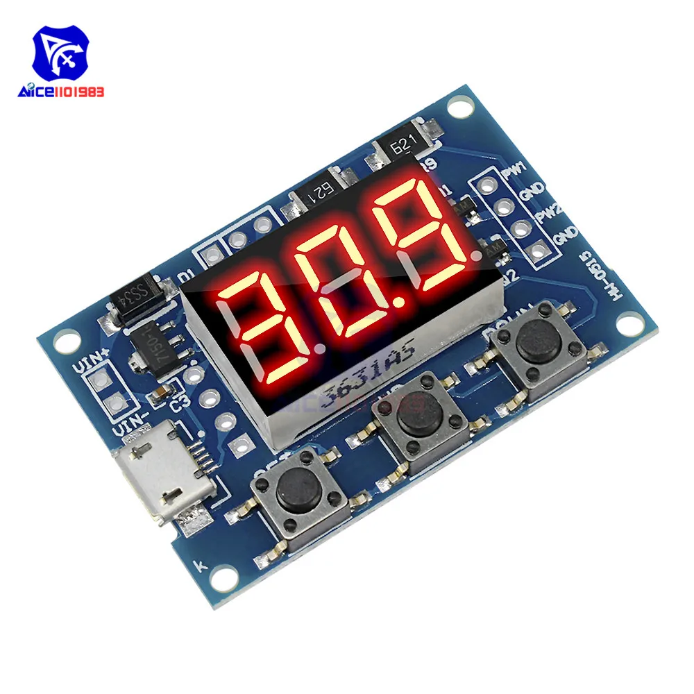 Микро USB 2 канальный независимый генератор PWM цифровой светодиодный модуль