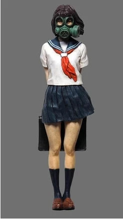 1/35 шкала resin смола фигура девушка с маской|Наборы для сборки моделей| |