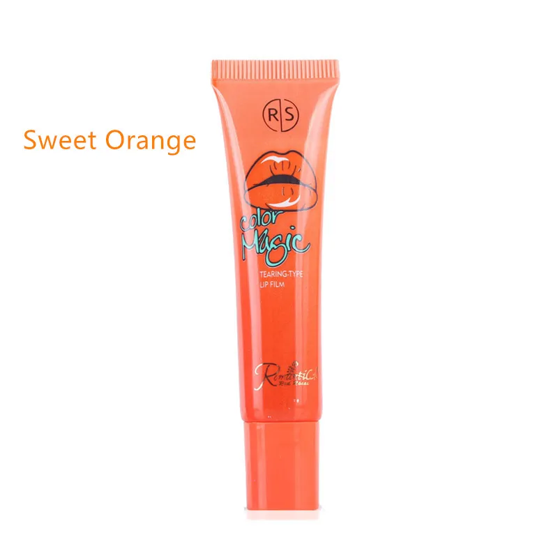 Sweet Orange Водостойкий стойкий блеск для губ, легко снимающаяся маска для женщин, косметический макияж, тату, матовый оттенок, блеск для губ, помада, бальзам для губ - Цвет: Sweet Orange