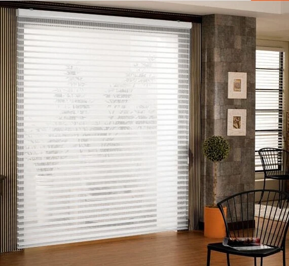 Домашняя декоративная тройная штора из полиэстера shangri la|home decor|shangri-la blindsshade blinds |