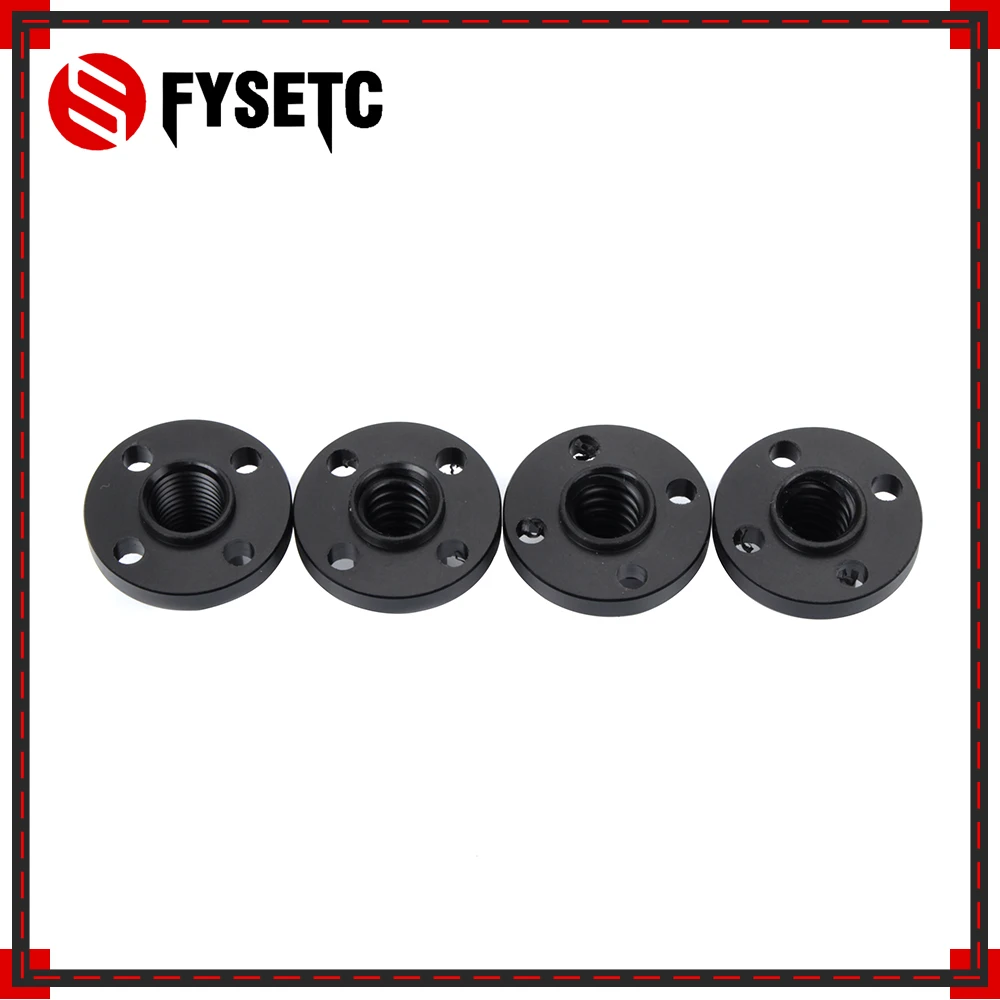 

4pcs 3D Printer Z Axis Trapezoidal Screw Nut POM Nut T8 Nut Trapezoid Motor Screw Nuts Lead 1mm 2mm 4mm 8mm for Lead Screw