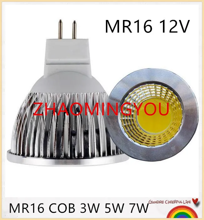 Фото Светодиодная лампа MR16 COB 3 Вт 5 7 10 шт. LED освещение с теплым белым/чистым/холодным