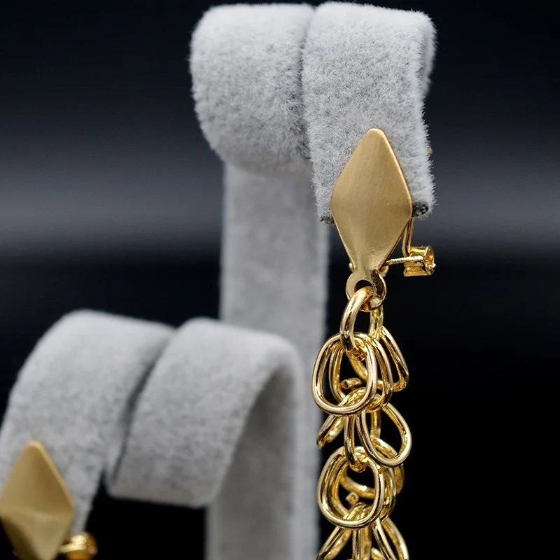 Sunny Jewelry Висячие серьги, модные ювелирные изделия для женщин, изысканные ювелирные изделия, циркониевые полые квадратные серьги для свадьбы