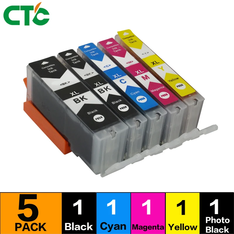 5 шт. картриджи для принтера Canon PGI425 CLI426 PIXMA IP4840 IP4940 IX6540 MG5140 MG5240 MG5340 MX714 MX884 MX894 |