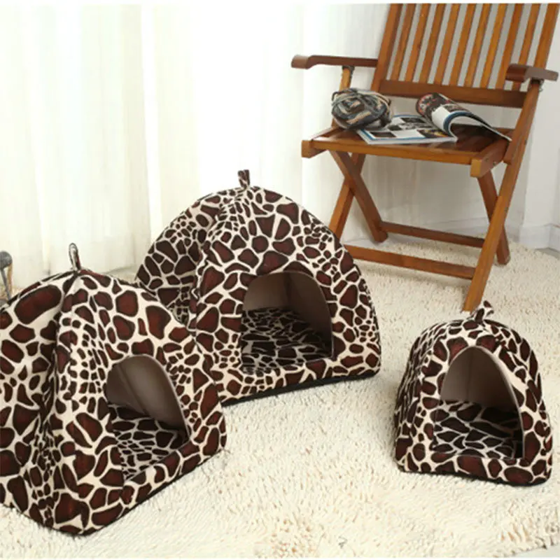 Товары для домашних животных зимний домик собак милая мягкая теплая подушка