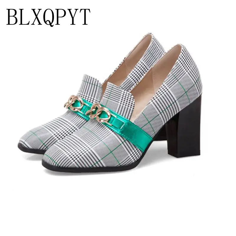 

BLXQPYT Hot Sale Zapatos Mujer Tacon SUPER Big Size 32-50 New Spring Autumn Women's Pumps Women Shoes High Heels Pu Party T716