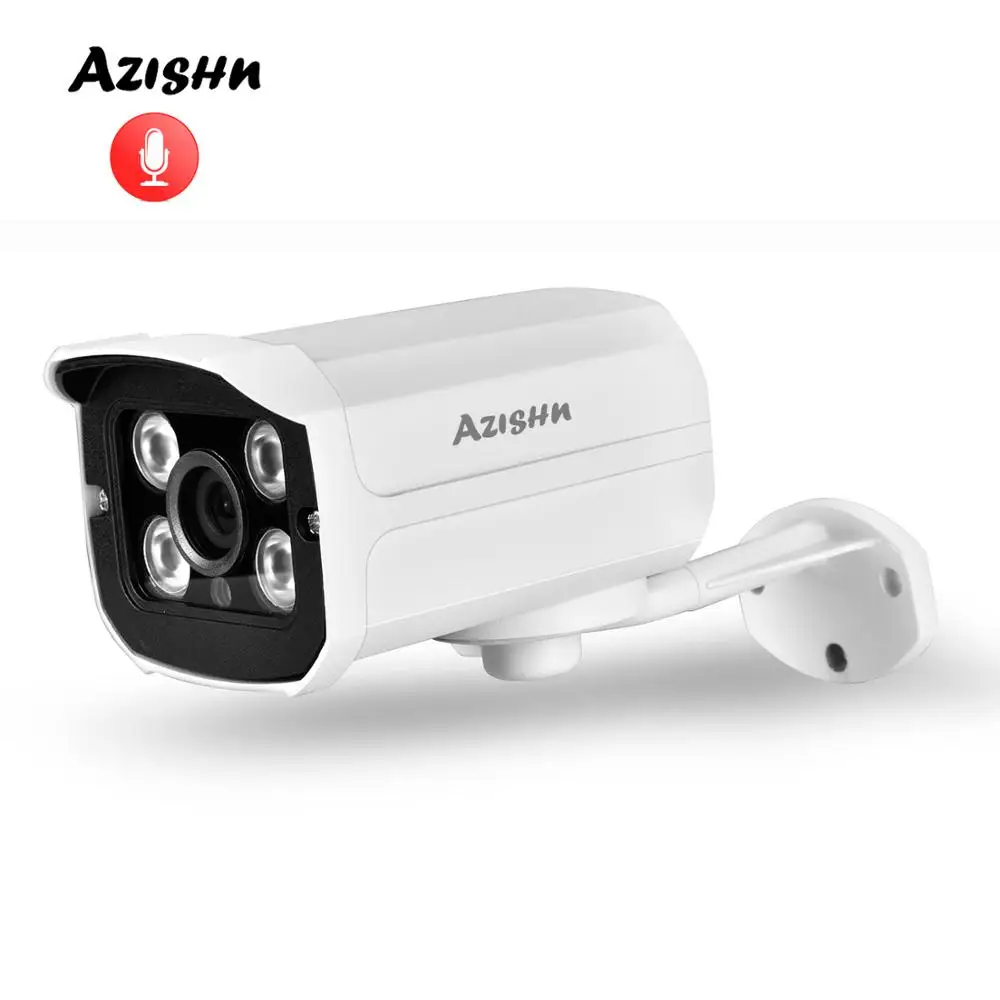 IP камера видеонаблюдения AZISHN H.265 5 Мп FULL HD 2592X1944 металлическая наружная