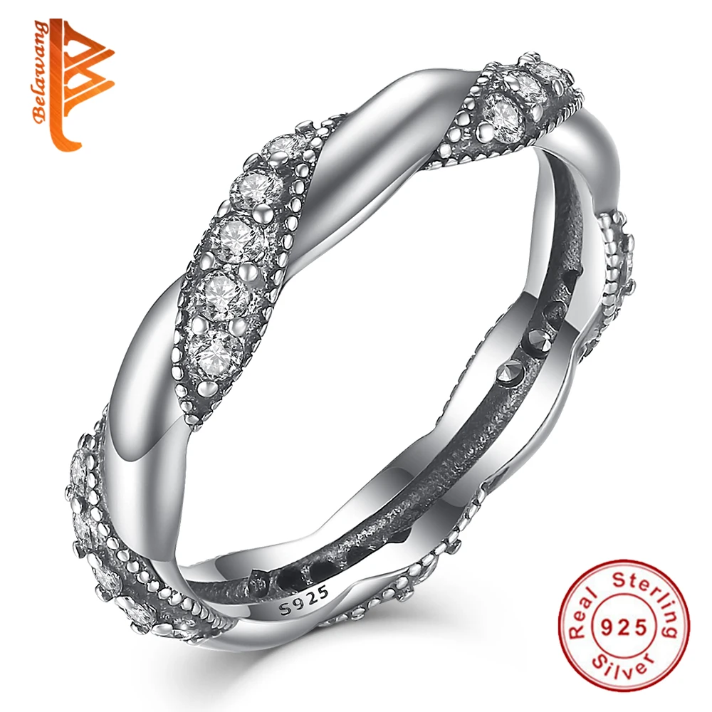 Женское кольцо с кристаллами из серебра 925 пробы|925 sterling silver ring|sterling ringssilver ring |