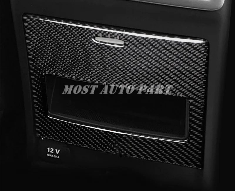 Карбоновая задняя коробка для хранения Крышка Накладка для Benz GLE W166 Coupe C292