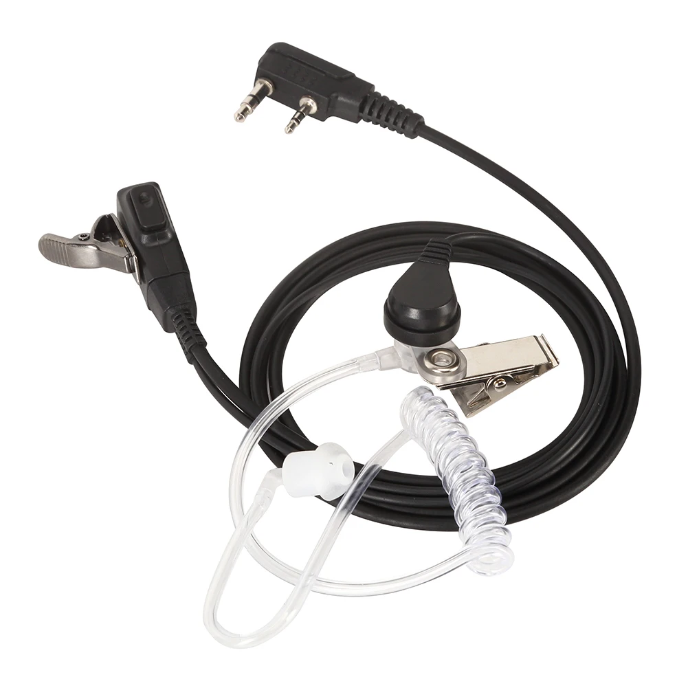 2Pin микрофон портативная рация с наушниками гарнитура для HYT Baofeng UV-5R BF-888S pinganillo Walkie