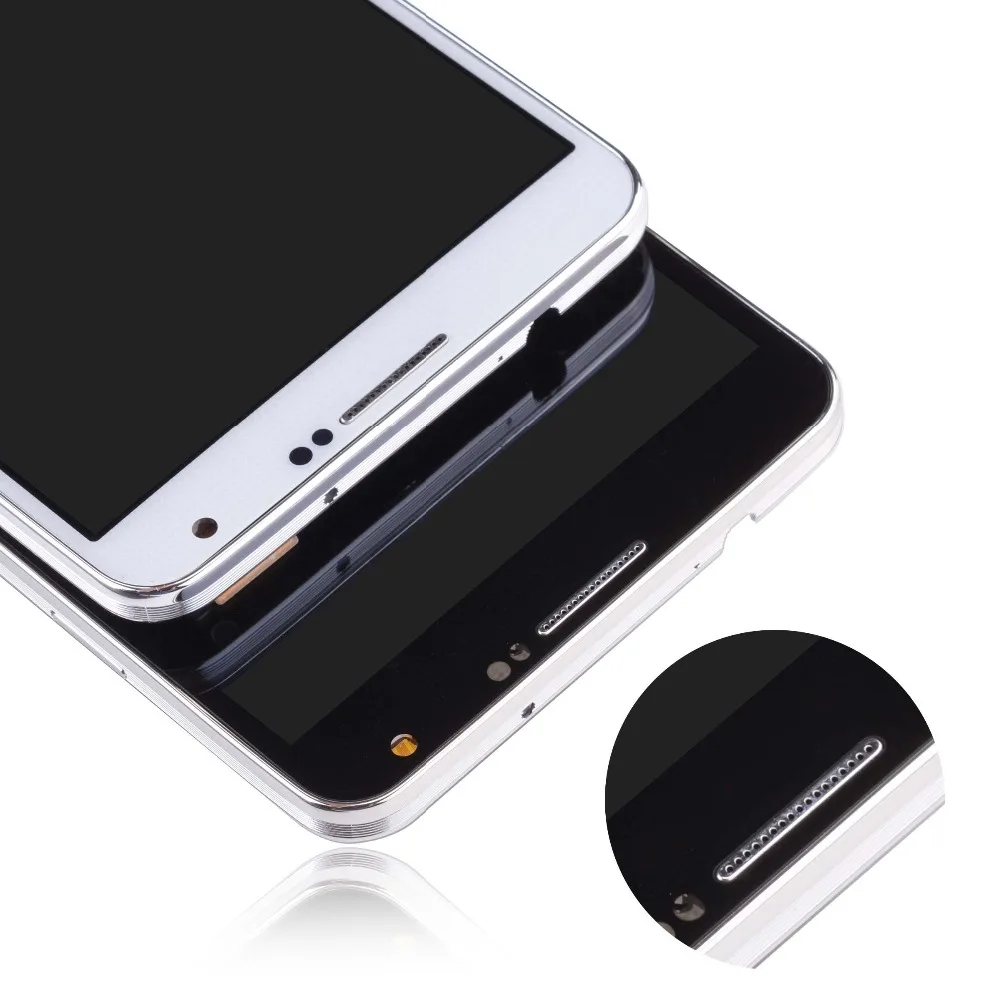 5 7 ''ЖК дисплей для SAMSUNG Galaxy Note 3 ЖК Дисплей Note3 N9005 Сенсорный экран с рамкой N9002