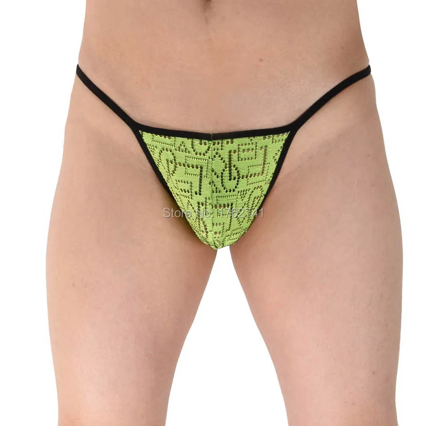 Мужские ажурные трусы бикини жаккардовое нижнее белье мини трусы|men bikini|mens bikini