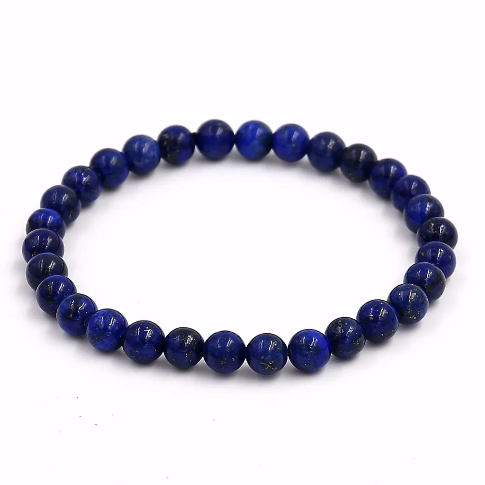 Браслет мужской с бусинами из натурального камня лазурита 6/8/10 мм|bracelets for|bead