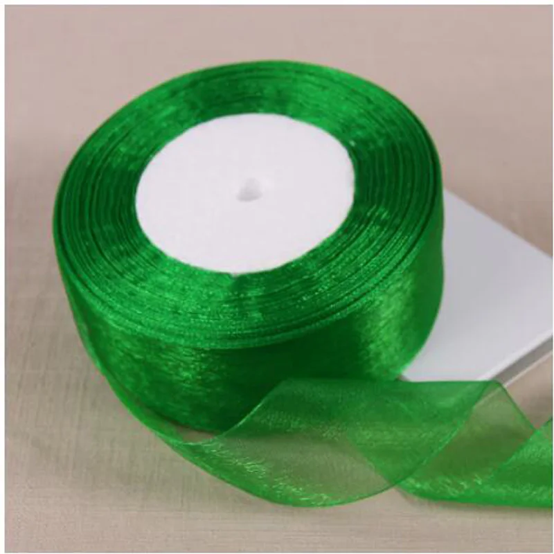 Лидер продаж шифоновая ткань для скрапбукинга 3 50 мм|ribbon gift|sewing tapeorganza ribbon |