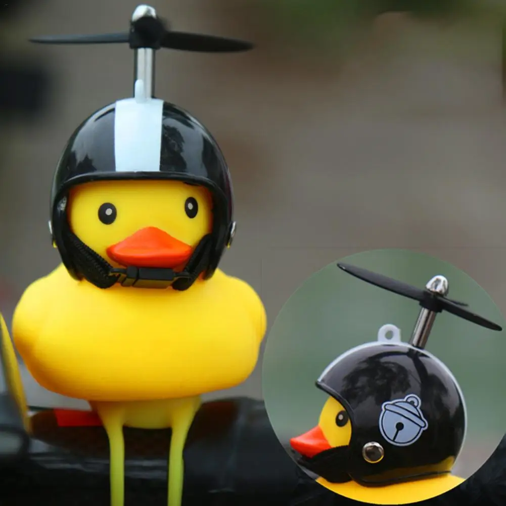 Велосипедный звонок велосипедные детали фары милый утиный шлем пропеллер на