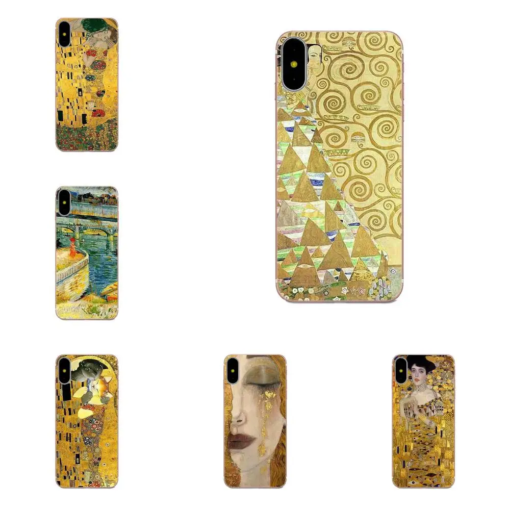 Мягкий Live Love Phone Gustav Klimt Art Для Galaxy J1 J2 J3 J330 J4 J5 J6 J7 J730 J8 2015 2016 2017 2018 mini Pro | Мобильные