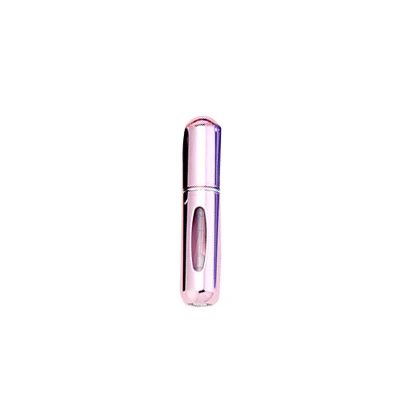 Light Pink 5 мл портативная многоразовая мини-парфюмерная алюминиевая бутылка для хранения с распылителем пустые косметические контейнеры футляр для путешествий Домашний Органайзер поставки - Цвет: Light Pink