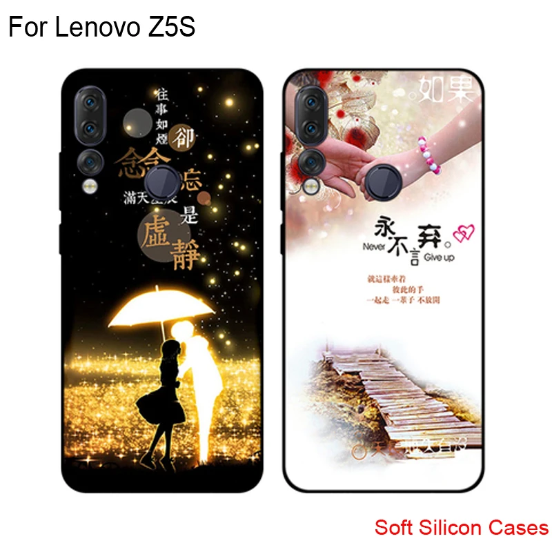 Чехол для Lenovo Z5S L78071 силиконовый мягкий чехол задняя крышка чехлы телефонов с