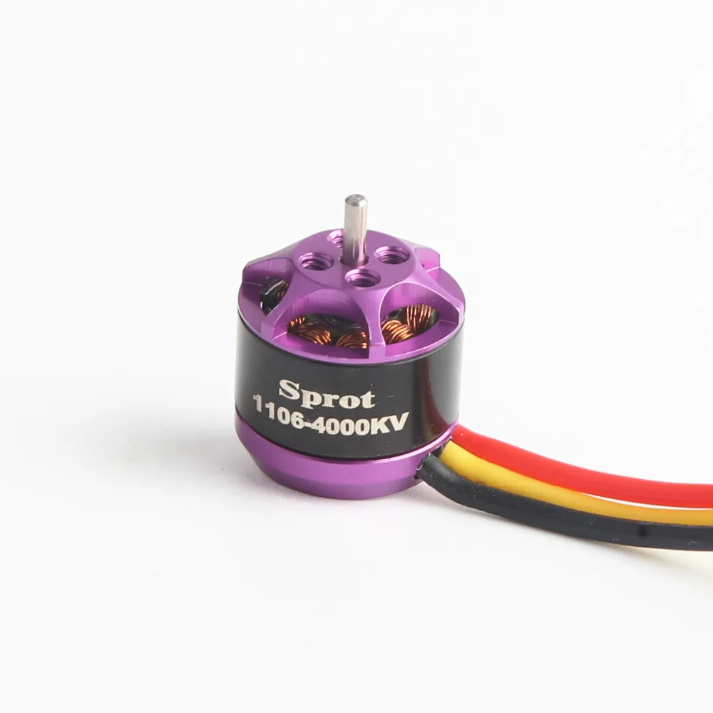 4 шт. RC1106 4000KV бесщеточный микро двигатель для мини мультиротора 100 150 мм|Детали и