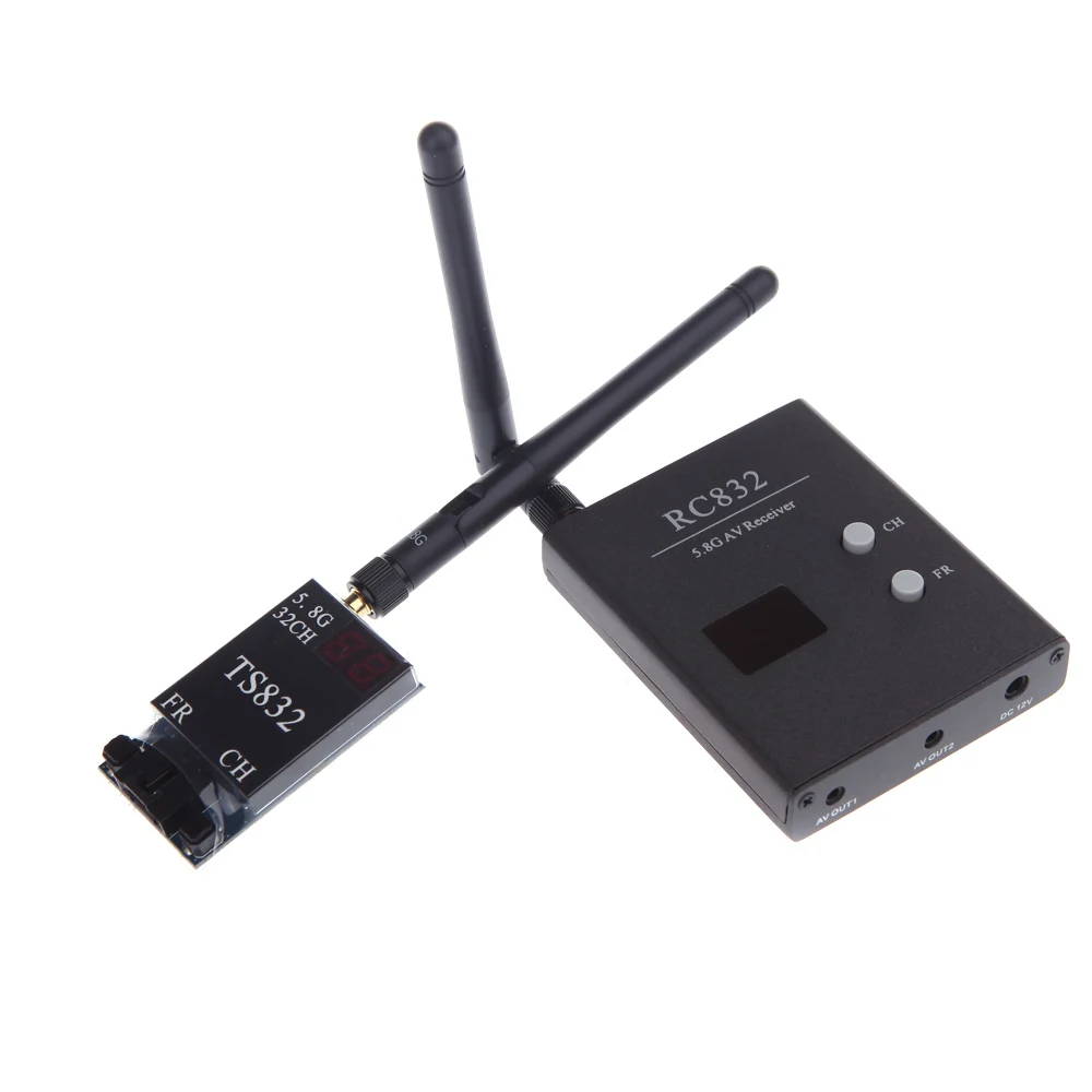 Boscam 32CH 5 8G 600mW беспроводной AV FPV передатчик TS832 + приемник RC832 модули аудио видео и