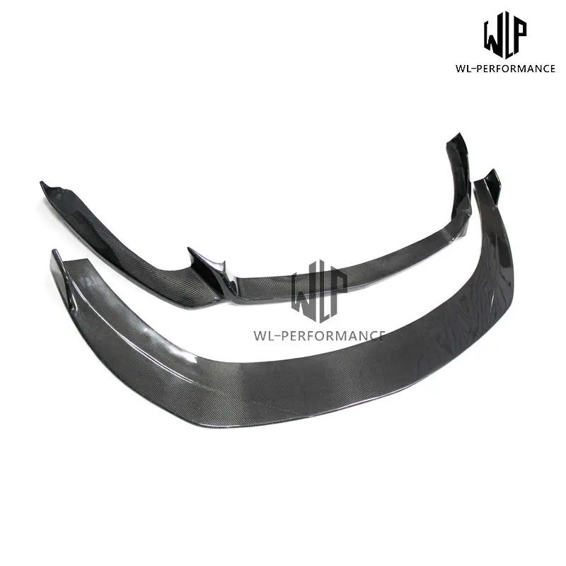 Передний бампер HT Style из углеродного волокна разветвитель губ Стайлинг