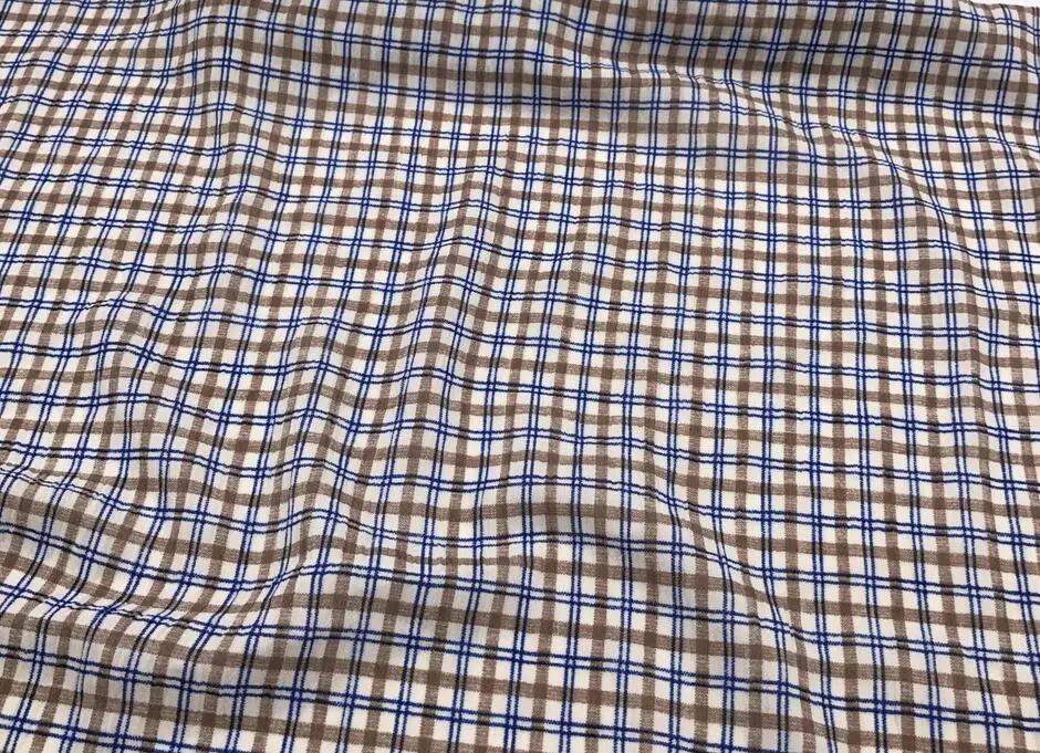 Оптовая продажа 3 цвета Тканые Классический решетки ткани тюль платья принт